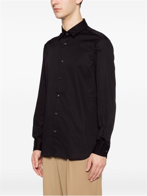 Camicia uomo Emporio Armani nera EMPORIO ARMANI | EM005123AF23800UC001